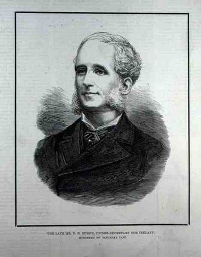 Der verstorbene Mr. T. H. Burke, Unterstaatssekretär für Irland von English School