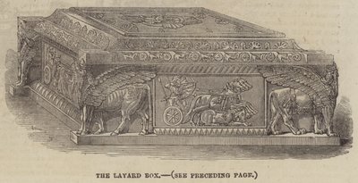 Die Layard-Box (Gravur) von English School