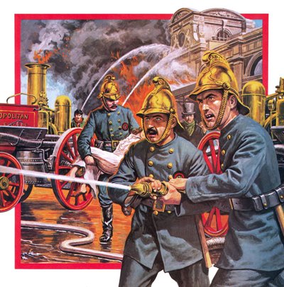Die Londoner Feuerwehr von English School