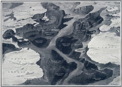 Die verlorene Titanic - Wo sie im Atlantik liegt, aus 