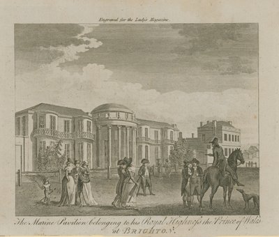 Das Marine Pavilion, das seiner königlichen Hoheit dem Prinzen von Wales in Brighton gehört von English School
