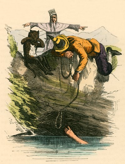 Der Marquis von Carabas wird vom König gerettet von English School