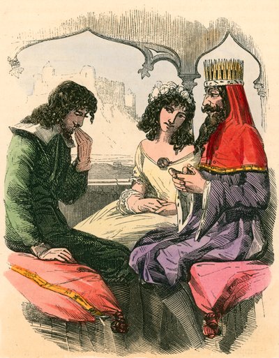 Der Marquis von Carabas reitet mit dem König von English School