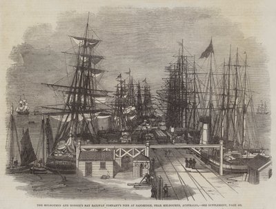 Der Pier der Melbourne und Hobson