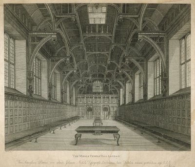 Middle Temple Hall, London von English School