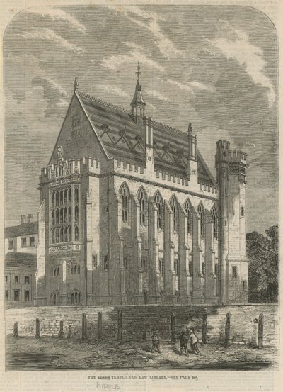 Die neue Bibliothek des Middle Temple von English School