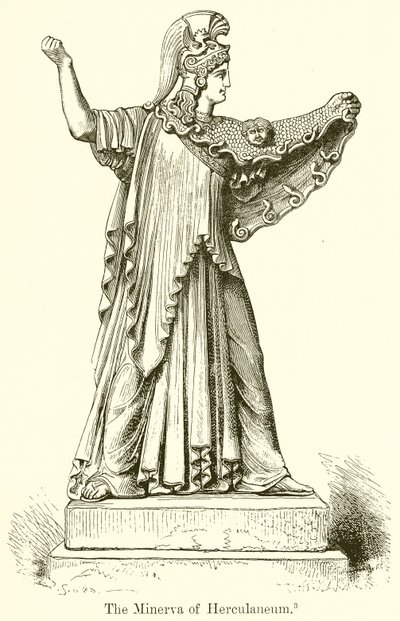 Die Minerva von Herculaneum von English School