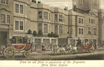 Das Mitre Hotel, Oxford von English School