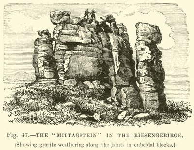 Der Mittagstein im Riesengebirge von English School