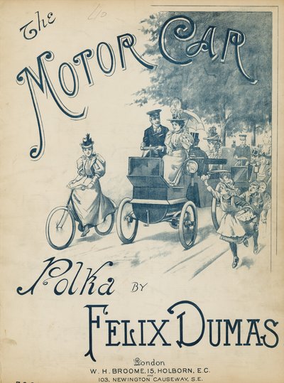 Die Motorwagen-Polka von Felix Dumas von English School