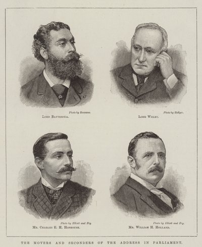 Die Antragsteller und Unterstützer der Adresse im Parlament von English School