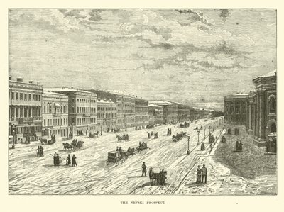 Der Newski-Prospekt von English School