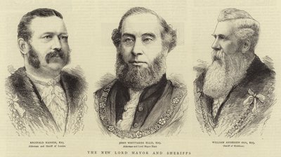 Der neue Lord Mayor und die Sheriffs von English School