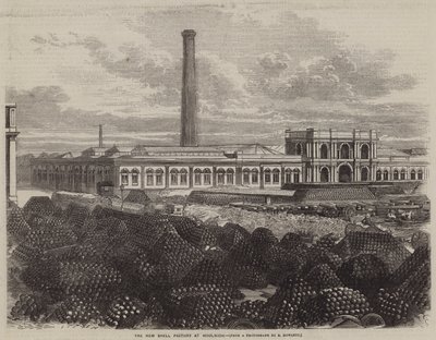 Die neue Granatenfabrik in Woolwich (Gravur) von English School