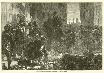 Die Nacht des Massakers von St. Bartholomäus von English School
