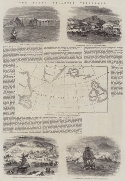 Der Nordatlantik-Telegraph von English School