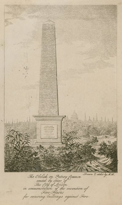Der Obelisk auf Putney Common von English School