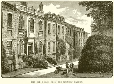 Das alte Haus, vom Garten des Meisters aus von English School