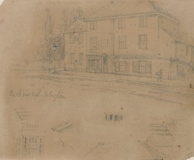 Das alte Pied Bull Inn, Islington von English School