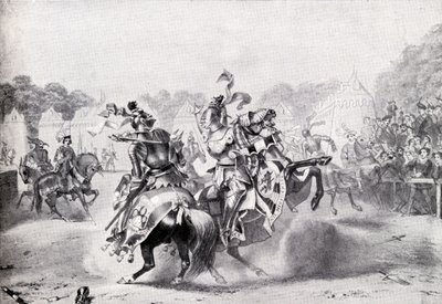 Das einzige Turnier in der Regierungszeit von Königin Victoria, Illustration aus 