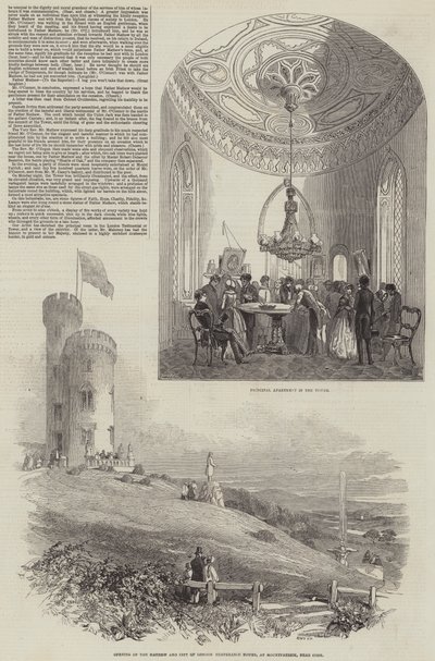 Die Eröffnung des Mathew und City of London Temperance Tower (Stich) von English School