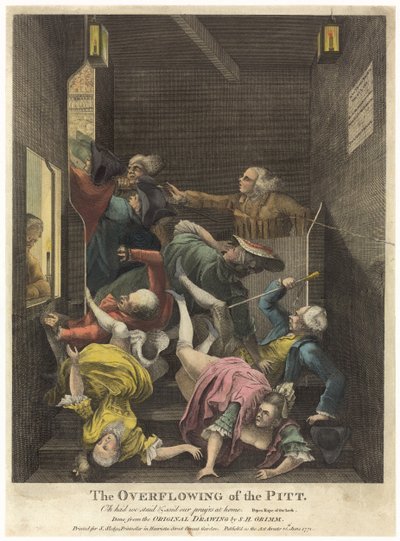Das Überlaufen der Grube von English School