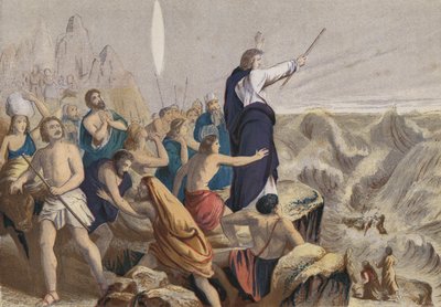 Der Sturz des Heeres des Pharao von English School