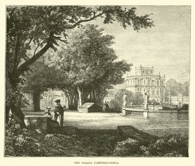 Der Palast Pamphili-Doria von English School