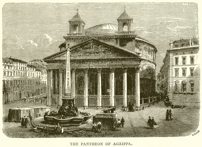 Das Pantheon von Agrippa von English School