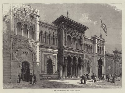 Die Pariser Ausstellung, der spanische Pavillon von English School