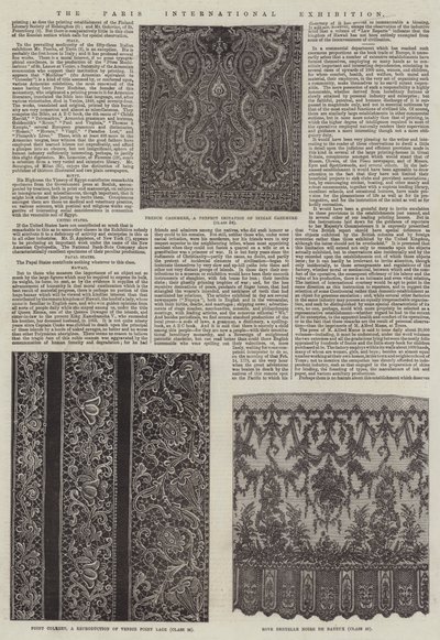 Die Pariser Internationale Ausstellung (Gravur) von English School