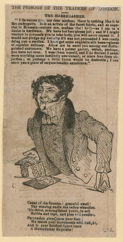 Die Phisogs der Händler von London von English School