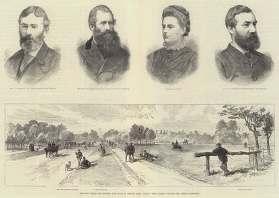 Die Morde im Phoenix Park (Gravur) von English School