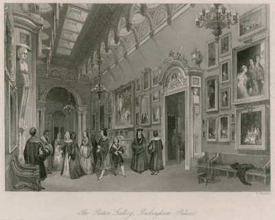 Die Gemäldegalerie, Buckingham Palace von English School