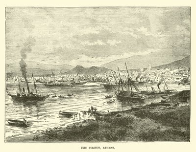Der Hafen von Piräus, Athen von English School