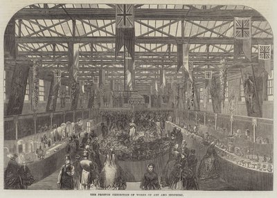 Die Preston-Ausstellung von Kunst- und Industriearbeiten (Gravur) von English School