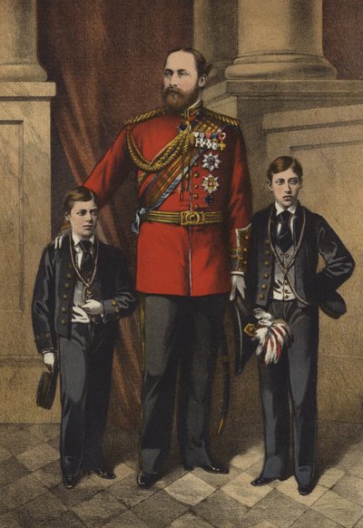 Der Prinz von Wales und seine Seefahrersöhne von English School