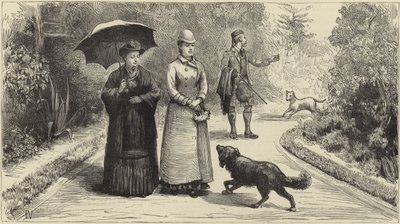 Die Königin in Balmoral von English School
