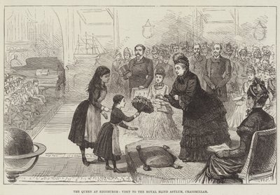 Die Königin in Edinburgh, Besuch im Royal Blind Asylum, Craigmillar von English School