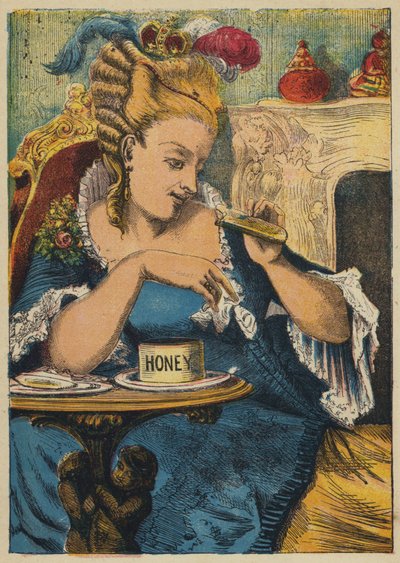 Die Königin in ihrem Salon von English School