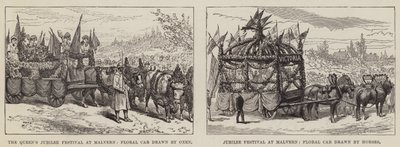 Das Jubiläumsfest der Königin in Malvern (Gravur) von English School