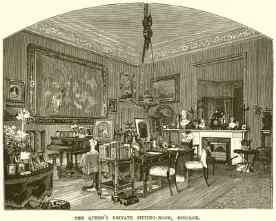 Das private Wohnzimmer der Königin, Osborne von English School