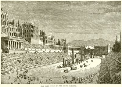 Die Rennbahn im Circus Maximus von English School