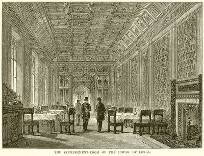 Der Erfrischungsraum des House of Lords von English School