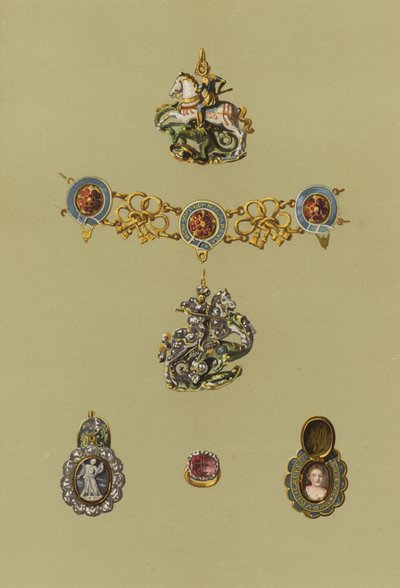 Die Insignien Schottlands, kleinere Artikel der Insignien von English School