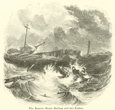 Die Rettung, Grace Darling und ihr Vater von English School