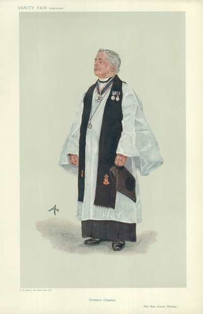 Der Rev. Kanonikus Frederick Alfred John Hervey von English School