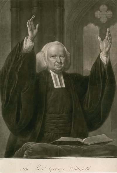 Der Reverend George Whitefield, MA, einer der Gründer des Methodismus von English School