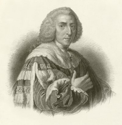 Der Rechte Ehrenwerte William Pitt, Earl of Chatham von English School
