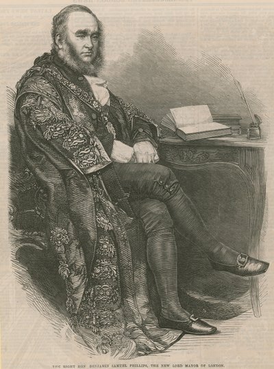 Der ehrenwerte Benjamin Samuel Phillips, der neue Lord Mayor von London von English School
